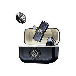 Microfone Sem Fio para Smartphone Hollyland Lark M2 com Lightning - Preto