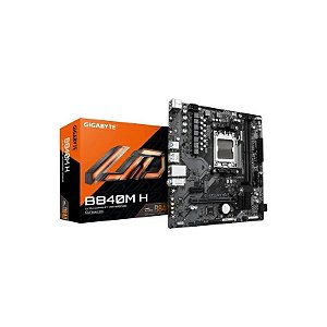 Placa Mãe Gigabyte B840M H DDR5 Socket AM5 Chipset AMD B840 Micro ATX