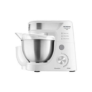 Batedeira Planetária Mondial Premium Inox BP-02P-W-Ti - 700W - 4.5L - Inox - 220V 50/60Hz - Branca