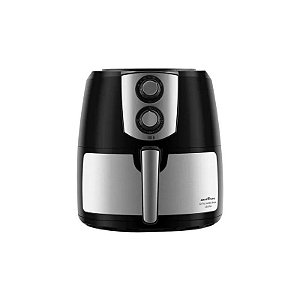 Fritadeira Air Fryer Britania Jumbo Inox PFR06PI 1800W 7.2L 220V Preto