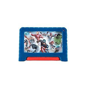 Tablet Multilaser Avengers NB417 - 4/64GB - Wi-Fi/Bluetooth - Azul e Vermelho