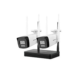 Kit NVS Wifi IP Hikvision 2Câmeras Bullet 2MP+NVR NKS422W0H