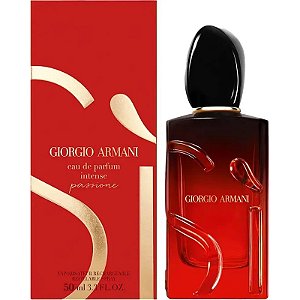 Perfume Feminino Giorgio Armani Sì Passione Intense EDP 50mL (Recarregável)