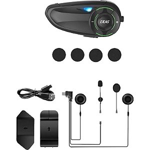 Intercomunicador para Moto Ejeas Q8 6-Motos