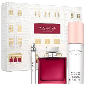 Kit Perfume Ralph Lauren Romance Intense EDP 100mL + 10mL + Névoa Corporal 150mL - Feminino