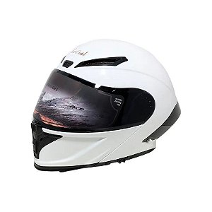 Capacete para Moto LV Cool Capacete P8 - Tamanho L (59-60) Brilho Branco