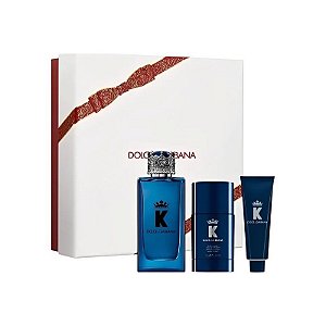 Kit Perfume Dolce&Gabbana K Pour Homme Edp 100ML + Gel de Banho 50ML + Desodorante 75G - Masculino