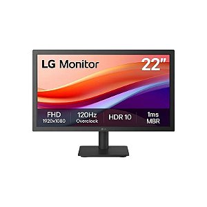 Monitor LG 22MS403A-B Ips 22" Full HD 120 HZ / 1 MS - Preto