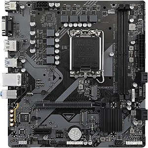 Placa Mãe Gigabyte B760M E LGA1700/2xDDR5/PCI-E/M.2/HDMI/VGA/USB