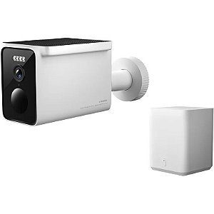 Câmera Xiaomi MJSXJ03BY Solar Outdoor Camera BW400 Pro Conjunto Branca