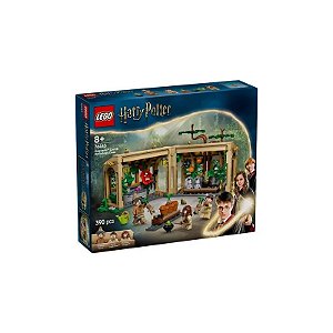 Jogo de Construção Lego Harry Potter Castelo de Hogwarts Aula de Herbologia 76445 390 Peças