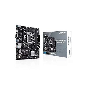 Placa Mãe Asus Prime H610M-D DDR5 Soquete Intel LGA 1700 Chipset Intel H610 Micro ATX
