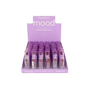 Batom Ultra Slick Ruby Rose Mood HB-7001 - 36 Unidades