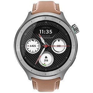 Relógio inteligente Motorola XT2547-2 Moto Watch - Prata/Marrom