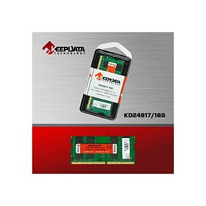 Memória para Notebook DDR4 16GB 2400MHZ Keepdata KD24S17/16G