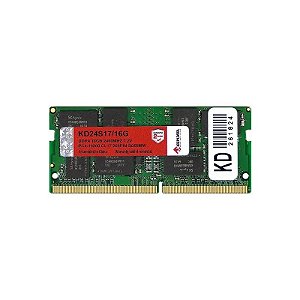 Pente de Memória RAM Keepdata KD24S17/16G - 16GB - DDR4 - 2400MHZ - para Notebook