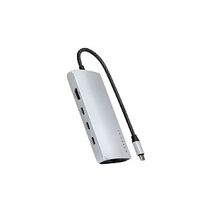 Adaptador Multiporta Satechi ST-P8KES V3 USB C 6 Em 1