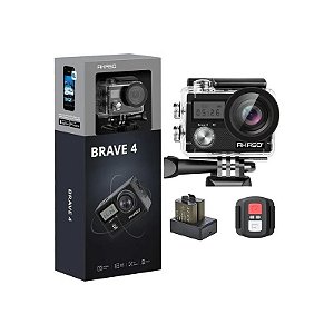 Câmera de Ação Akaso Brave 4 20MP 4K Wi-Fi - Preto