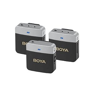 Microfone Sem Fio Boya BY-M1V2 (2TX+1RX)