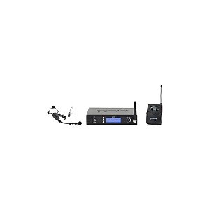 Sistema de microfone sem fio Gemini UHF-6100HL Preto