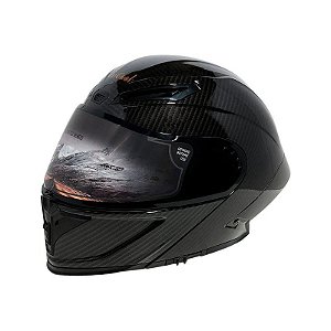 Capacete para Moto LV Cool Helmets P8 - Tamanho XL (61-62) Black Charm Carbon Graphic