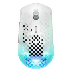 Mouse Gamer SteelSeries Aerox 3 Gen 2 RGB 62715 - Ghost (Sem Fio)