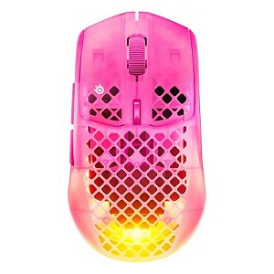 Mouse Gamer SteelSeries Aerox 3 Gen 2 RGB 62716 - Magenta Haze (Sem Fio)