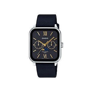 Relógio Casio MTP-M305L-1A2VDF Analógico Masculino - Prata/Preto