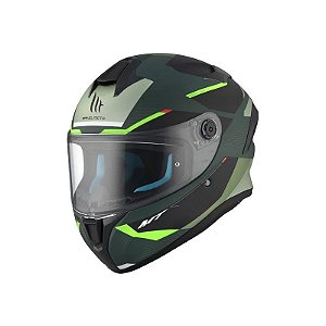 Capacete MT Helmets Targo s Kay C6 - Fechado - Tamanho M - Fluor Fosco