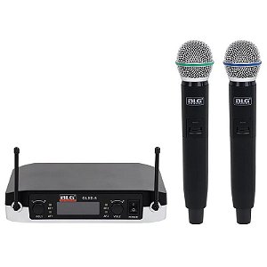 Microfone Sem Fio Dual UHF BLG GLXD-5