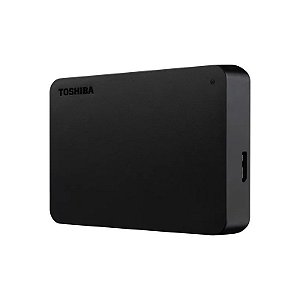 Disco Rígido Externo Toshiba Canvio HDTB510XK3AA - 1TB - USB 3.2 - 2.5" - Preto