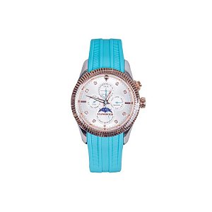Relógio Feminino Analógico Hummer Multiponteiros WH2-224397 Borracha