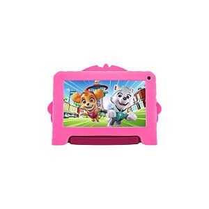 Tablet Infantil Multilaser NB631 2GB 64GB 7" Patrulha Canina Rosado