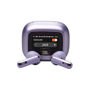 Fone de Ouvido JBL Live Flex 3 - Bluetooth - com Microfone - Roxo