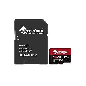 Cartão Microsd 512GB Keepdata Rush A2 V30 170MB/s