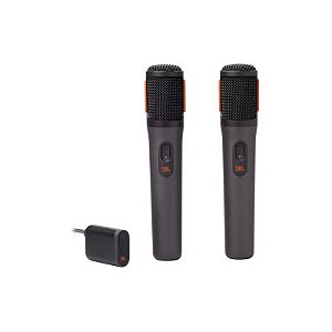 Microfone Dinâmico Sem Fio JBL Partybox - 2 Unidades