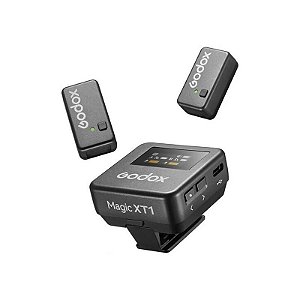 Microfone Sem Fio Godox Magic XT1-CL 2TX+1RX