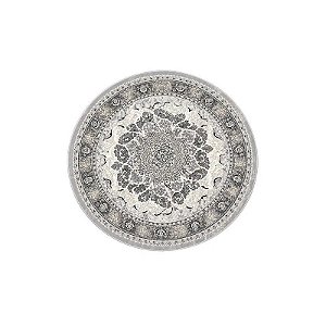 Tapete Turco Tipo Persa Turquesa Cinza 150 X 150 CM