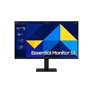 Monitor Samsung Essential S3 LS24D300GAN IPS 24" Full HD 100 Hz / 5 ms - Preto