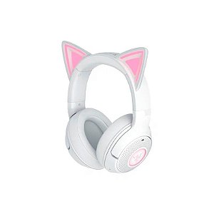 Fone Razer Kraken Kitty V2 Wireless RGB Branco RZ04-04860600-R 3U1