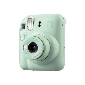 Câmera Instantânea Fujifilm Instax Mini 12 com Flash A Pilha - Verde Menta