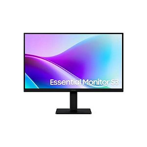 Monitor Samsung Essential S3 S32GF LS22F320GANXZA 22" Full HD (1920 X 1080), 5MS, 120HZ, Ips, 2XHDMI 1.4, Preto