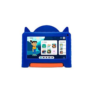 Tablet Multilaser Patrulha Canina NB421 - 4/64GB - Wi-Fi/Bluetooth - Azul e Vermelho