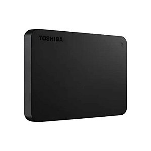 Disco Rígido Externo 1TB Toshiba 2.5" USB 3.2 Canvio Preto