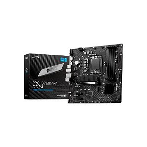 Placa-mãe MSI B760M-P Pro DDR4 Socket LGA 1700 Chipset Intel B760 Micro ATX