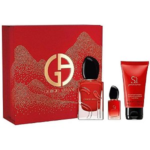 Kit Perfume Giorgio Armani SI Passione EDP 50mL+7mL+Body Lotion 50mL - Feminino