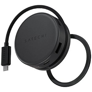 Adaptador USB-C Onthego Multifuncional 7 em 1 Satechi MN25STIO3 Preto