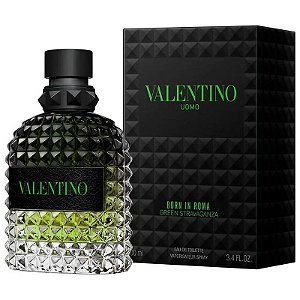 Perfume Valentino Uomo Born In Roma Green Stravaganza EDT 100mL - Masculino