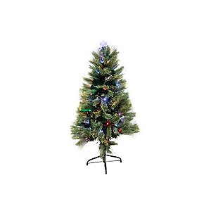 Árvore de Natal Tipo Pinheiro com Luzes LED 1,20 M Bivolt