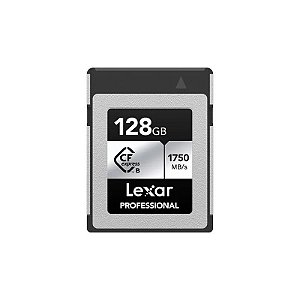 Cartão de Memória Cfexpress Lexar 128GB 1750 - 1300MB Tipo B Prata